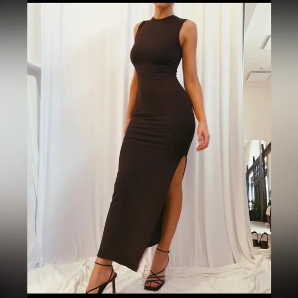Aym Dresses | Aym Studio Blake Maxi Dress | Color: Brown | Size: S | Manisistic's Closet